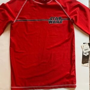 Star Wars Kids red Swim Shirt